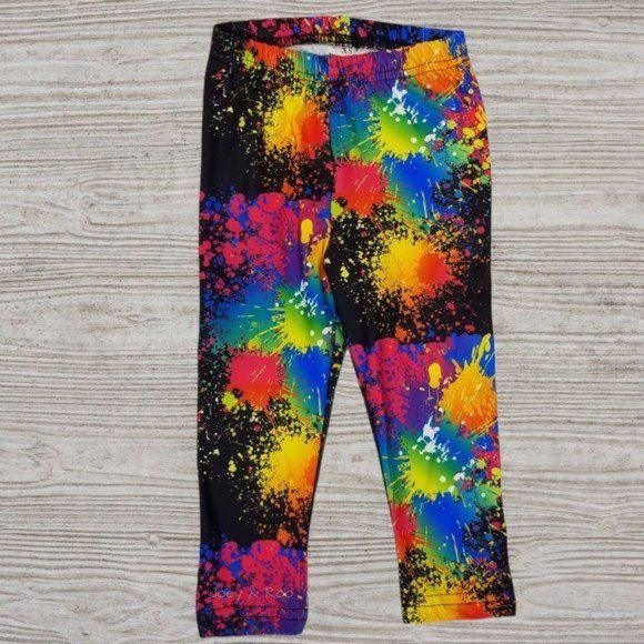 Yellow Tunic Tie Dye Leggings & Scarf Outfit - Picture 5 of 6